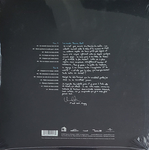 Vincent Vallières / Le Monde Tourne Fort - LP