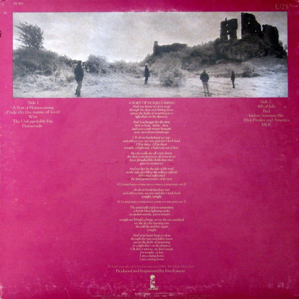 U2 / The Unforgettable Fire - LP Used