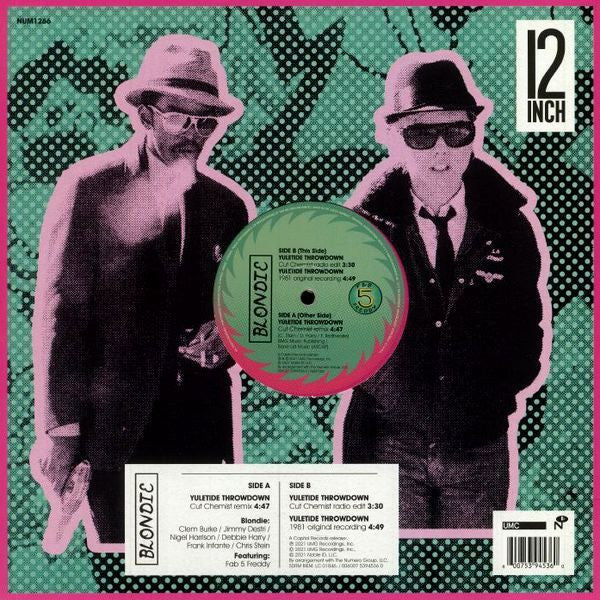 Blondie Featuring Fab 5 Freddy / Yuletide Throwdown - LP 12''