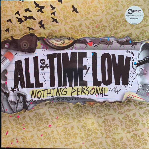 All Time Low / Nothing Personal - LP NEON PURPLE