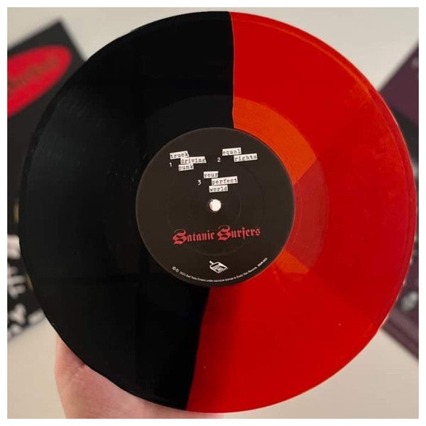 Ten Foot Pole, Satanic Surfers / Ten Foot Pole, Satanic Surfers Split - LP 10'' RED/BLACK