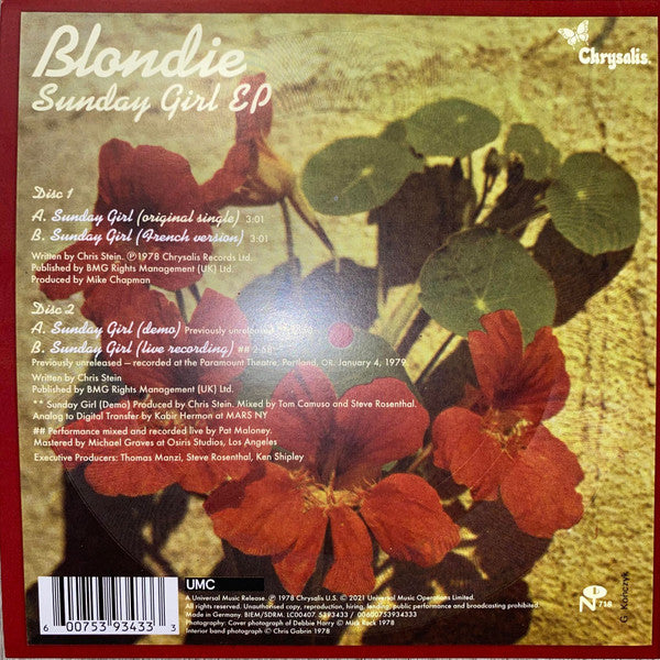 Blondie / Sunday Girl - 2LP 7''