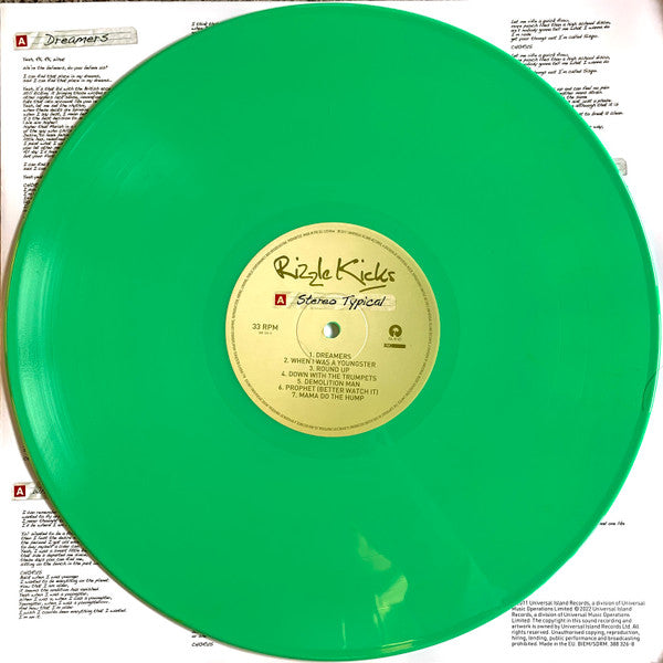 Rizzle Kicks / Stereo Typical - LP GREEN