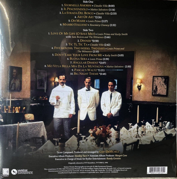 Various / Big Night (O.s.t) - LP CLEAR