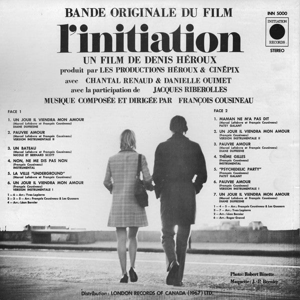 François Cousineau / L'Initiation (O.S.T.) - LP Used