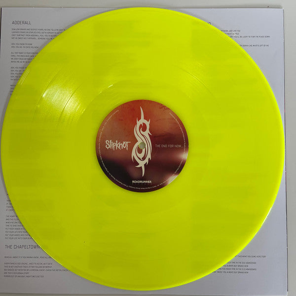 Slipknot / The End For Now... - 2LP JAUNE NÉON