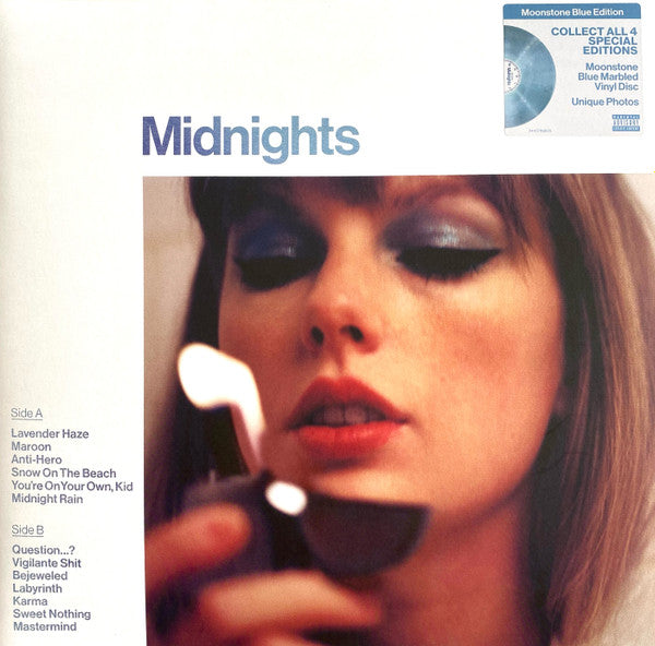 Taylor Swift / Midnights - LP BLUE MARBLED