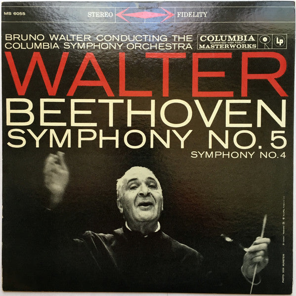 Bruno Walter, / Beethoven* - Symphony No. 5 · Symphony No. 4 - LP Used
