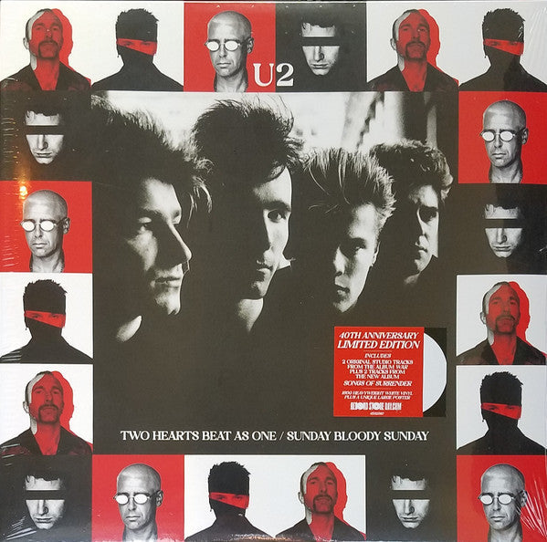 U2 / Two Hearts Beat As One / Sunday Bloody Sunday - LP 12''