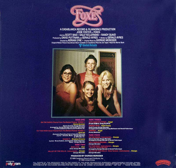 Various / Music From The Motion Picture Foxes - 2LP Used
