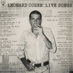 Leonard Cohen / Live Songs - LP (Occasion)