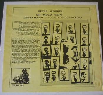Peter Gabriel / Mr. Mozo Risin' - LP Used