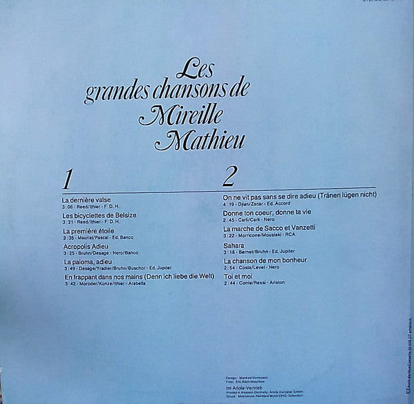 Mireille Mathieu / Les Grandes Chansons - LP Used
