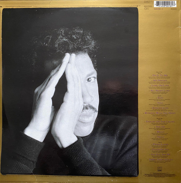 Lionel Richie / Back To Front - 2LP Used