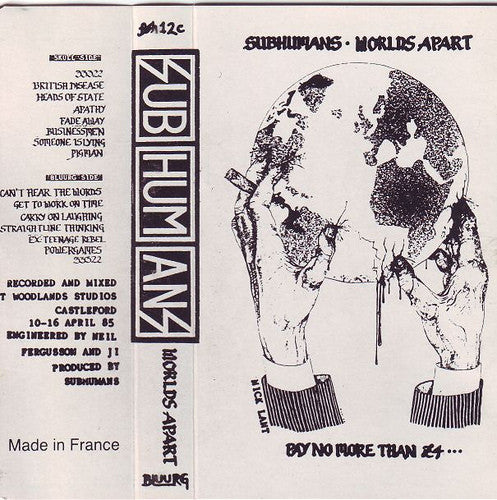Subhumans / Worlds Apart - K7 (Used)