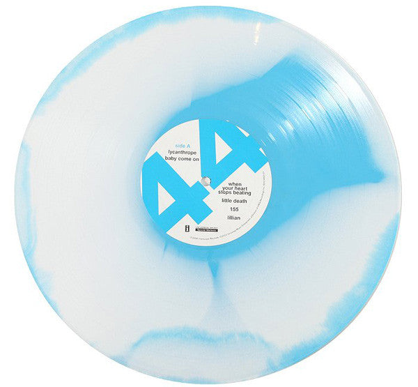 +44 / When Your Heart Stops Beating - LP Blue+White Swirl Used