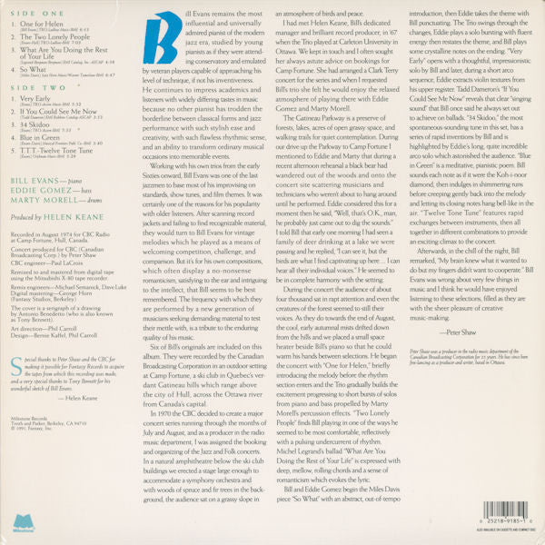 Bill Evans / Blue In Green - The Concert In Canada - LP Used