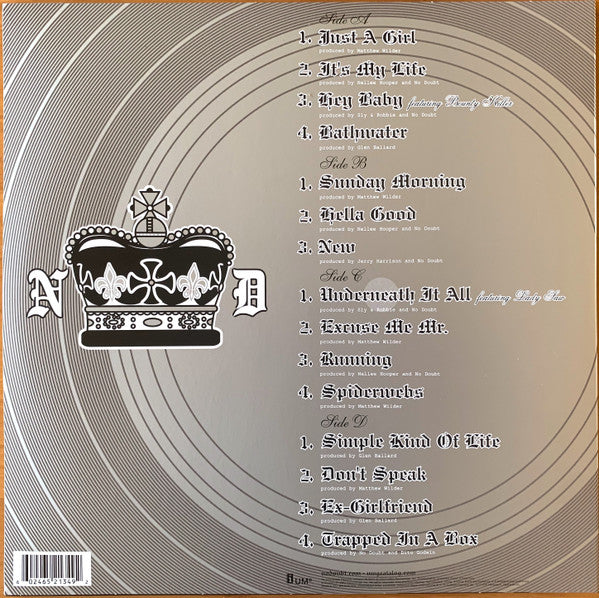 No Doubt / The Singles 1992-2003 - 2LP SILVER