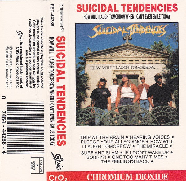 Suicidal Tendencies / How Will I Laugh Tomorrow When I Can't Even Smile Today - K7 (Used)