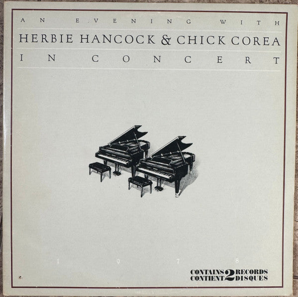 Herbie Hancock & Chick Corea / An Evening With - In Concert 1978 - 2LP Used
