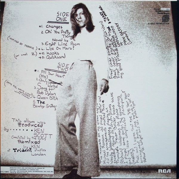 David Bowie / Hunky Dory - LP USED