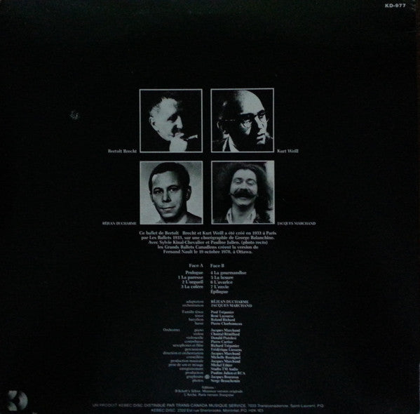 Pauline Julien / Les Sept Péchés Capitaux - LP Used