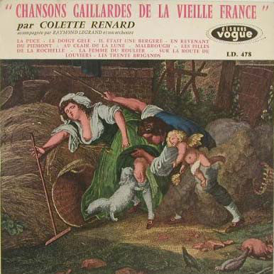 Colette Renard / Chansons Gaillardes De La Vieille France - LP Used