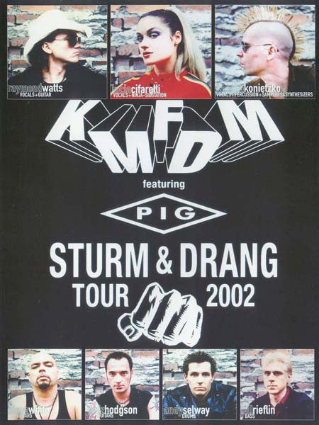 KMFDM Featuring Pig / Sturm & Drang Tour 2002 - DVD
