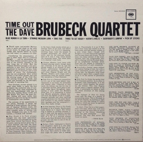 The Dave Brubeck Quartet / Time Out - LP Used