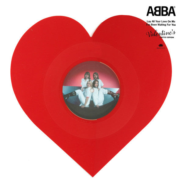 ABBA / Lay All Your Love On Me / I've Been Waiting For You - LP HEART SHAPE