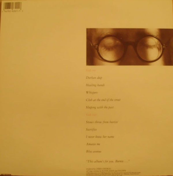 Elton John / Sleeping With The Past - LP USED