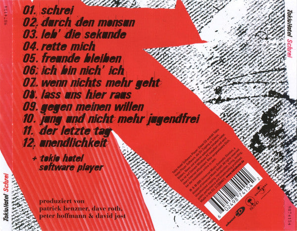 TokyoHotel / Schrei - CD (Used)