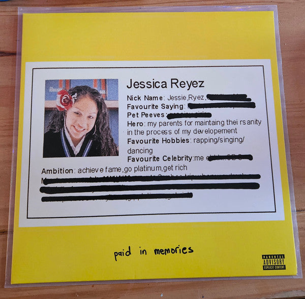 Jessie Reyez / Paid In Memories - LP