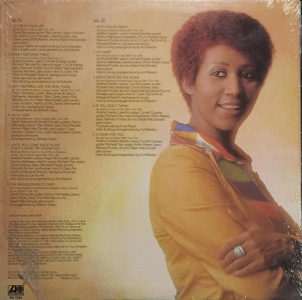 Aretha Franklin / Let Me In Your Life - LP USED