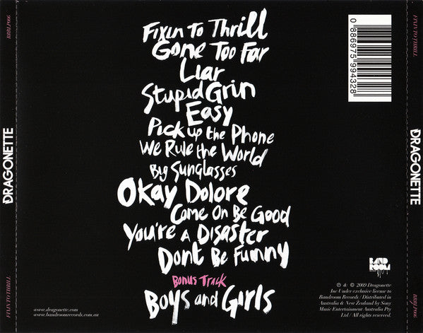 Dragonette / Fixin to Thrill - CD (Used)