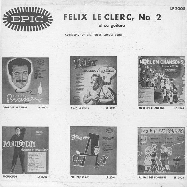 Félix Leclerc / Et Sa Guitare No. 2 - LP USED