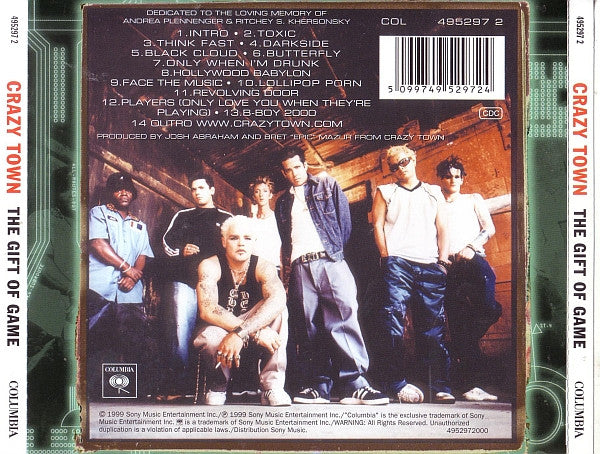 Crazy Town / Gift Of Game - CD (Used)