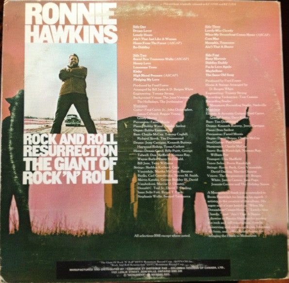Ronnie Hawkins / The Giant Of Rock 'N' Roll / Rock And Roll Resurrection - LP (Used)