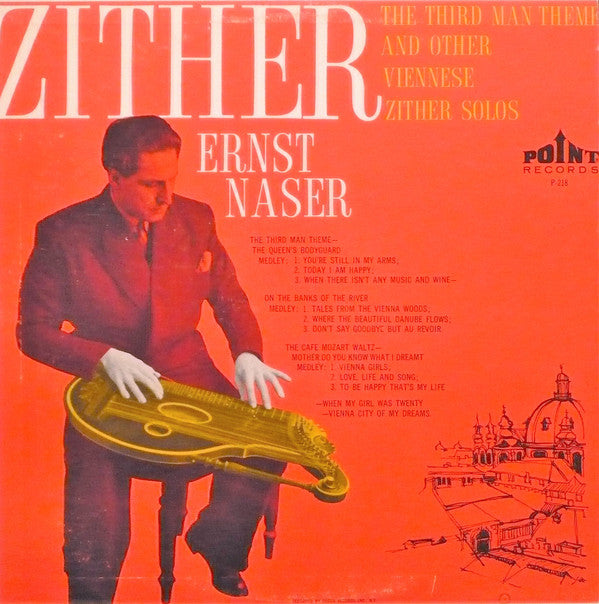 Ernst Naser / The Third Man Theme And Other Viennese Zither Solos - LP (used)