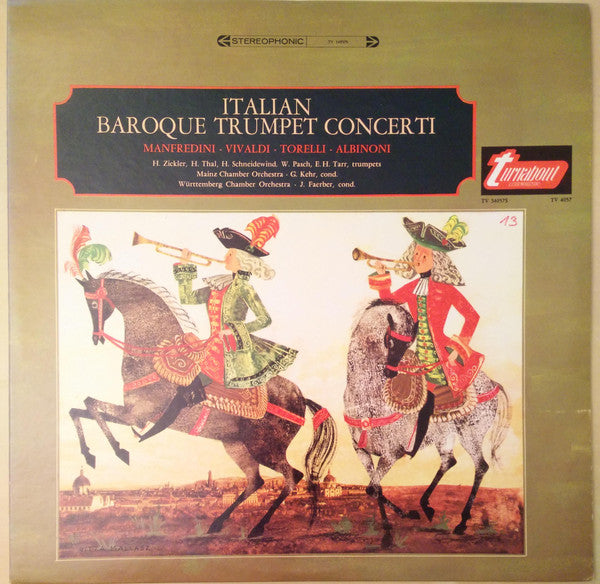 Manfredini*, Vivaldi*, Torelli*, Albinoni* / Italian Baroque Trumpet Concerti - LP (used)