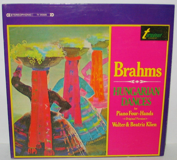 Brahms*, Walter* & Beatriz Klien / Hungarian Dances For Piano Four-Hands (Original Version) - LP (used)