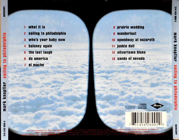 Mark Knopfler / Sailing to Philadelphia - CD (Used)