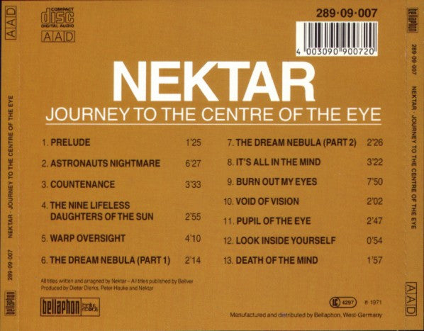Nektar / Journey To The Centre Of The Eye - CD (Used)