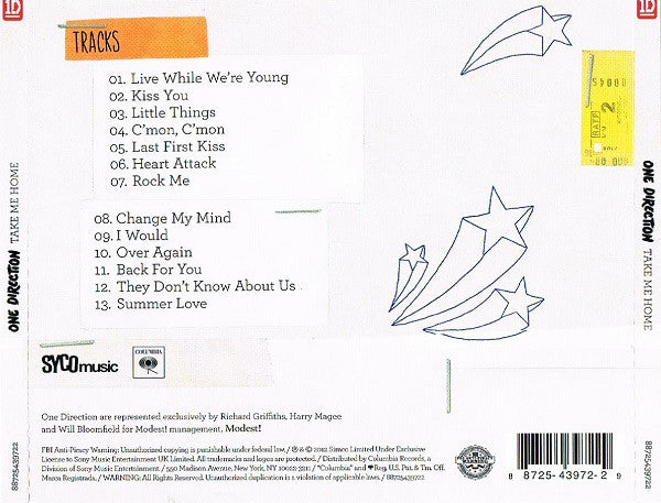 One Direction / Take Me Home - CD (Used)