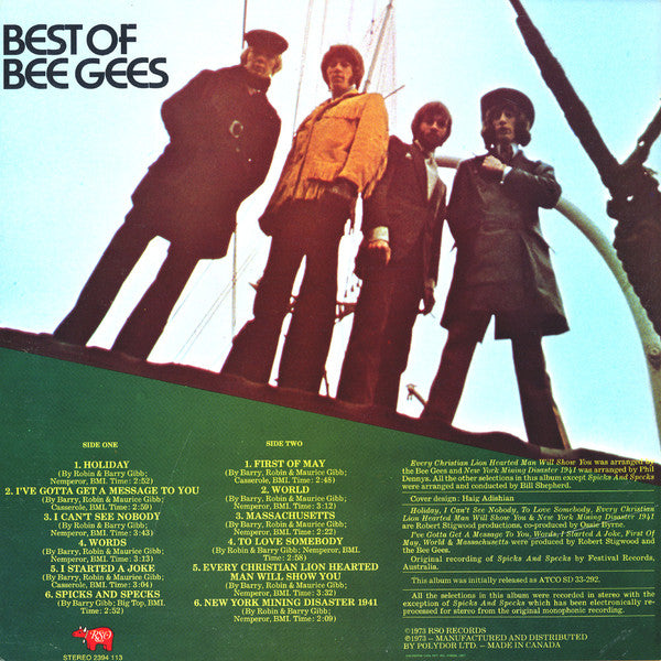 Bee Gees / Best Of Bee Gees - LP USED