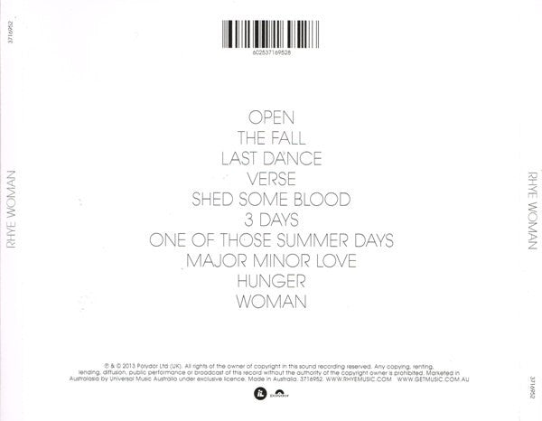Rhye / Woman - CD (Used)