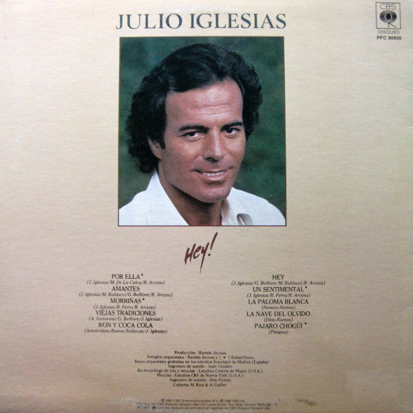 Julio Iglesias / Hey! - LP USED