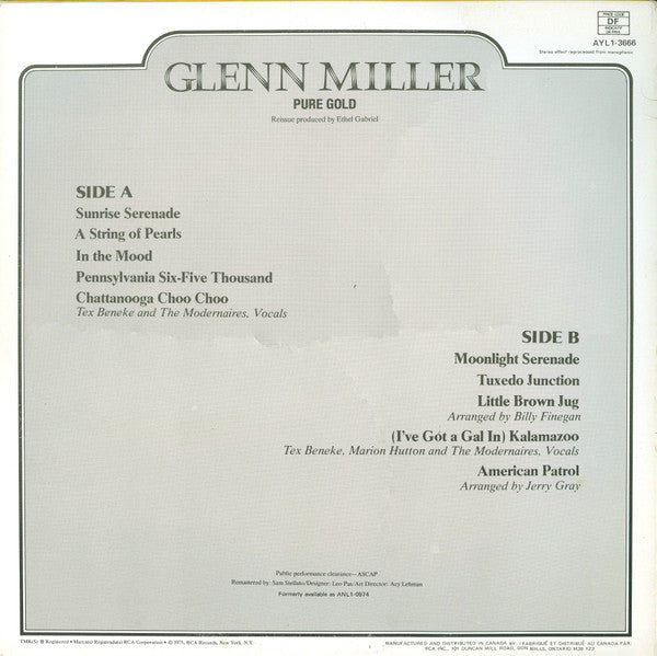 Glenn Miller / Pure Gold - LP USED