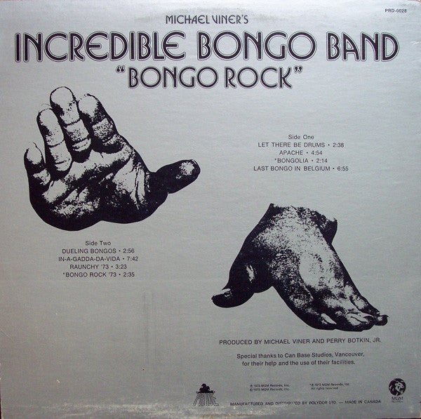 Michael Viner's Incredible Bongo Band / Bongo Rock - LP USED