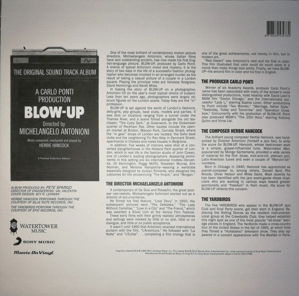 Herbie Hancock / Blow-Up (The Original Sound Track Album) - LP (Used)
